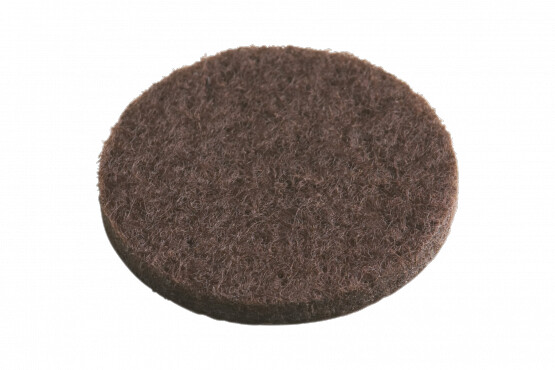 Metafranc Felt gliders self-adhesive 17 mm, brown, 100 pieces