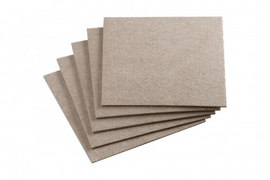 Metafranc Felt cut 200x200 mm, beige, 5 pieces