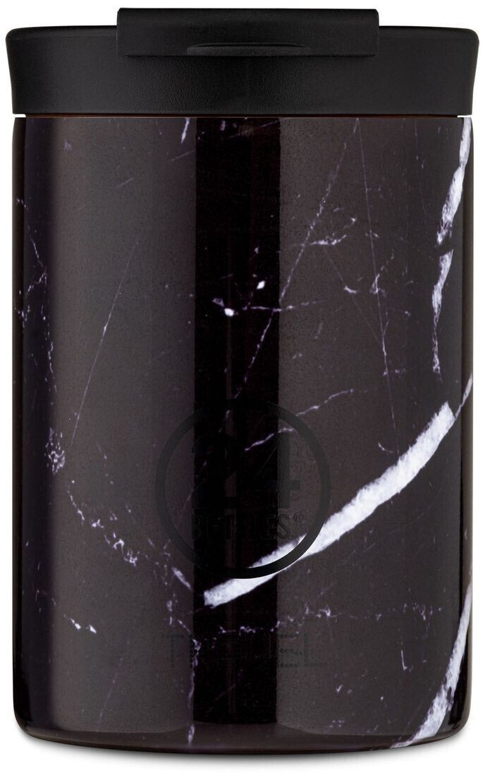 24Bottles Grand Travel drinking cup 350 ml black marble