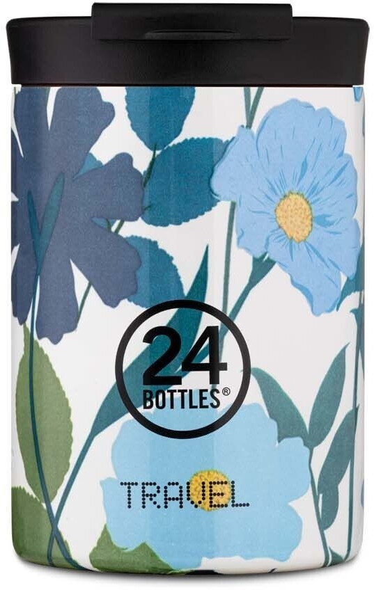 24Bottles Floral Travel drinking cup 350 ml morning glory