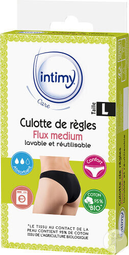 intimy Culotte de règles - flux medium (L)