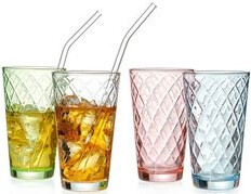 Ritzenhoff & Breker Long drink glass WELA, 400 ml, clear height: 140 mm, conical, dishwasher-safe, - 1 piece (817003)