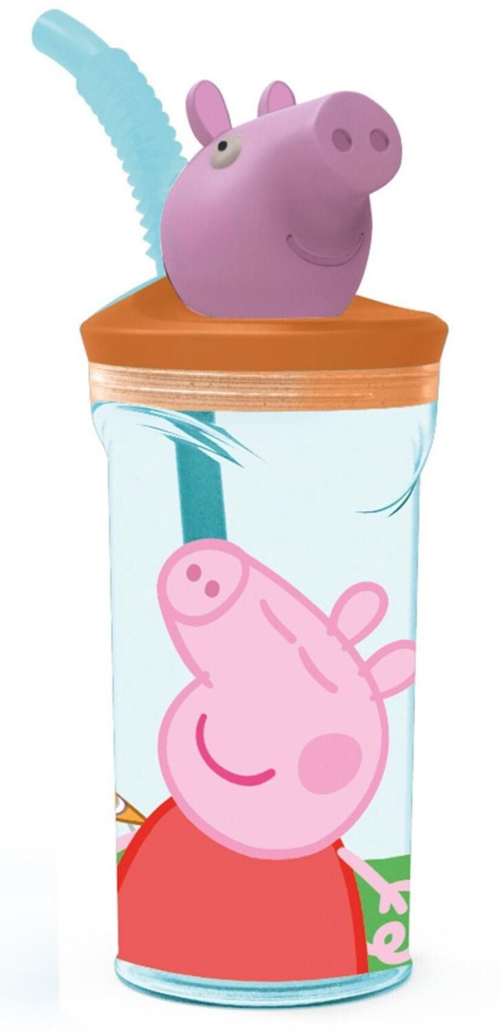 P:os Peppa Pig - drinking cup with straw - approx. 360ml