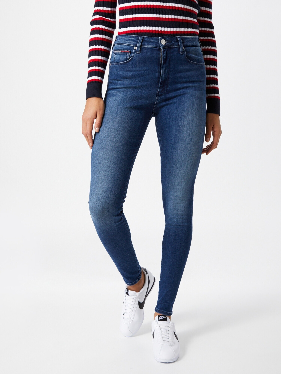 Tommy Hilfiger Sylvia High Rise Super Skinny Fit Jeans new niceville mid  blue stretch ab 53,74 € | Preisvergleich bei