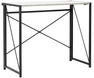 Bramwell Folding Desk, Grey/Black