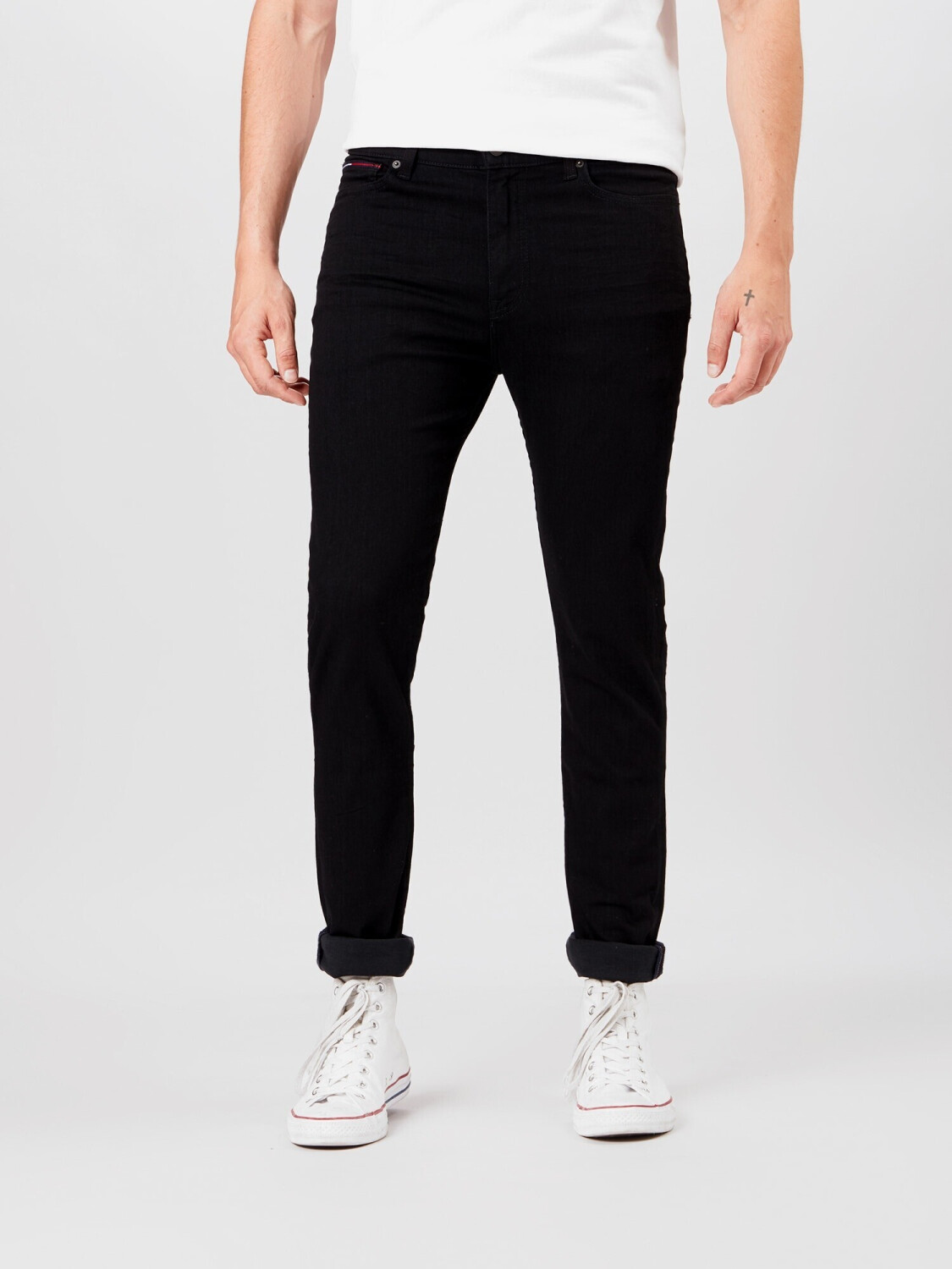 Buy Tommy Hilfiger Simon Skinny Fit Black Jeans new black stretch from ...