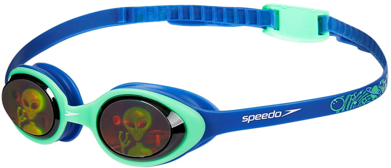 Photos - Other for Swimming Speedo Junior Illusion 3D Printed Goggles Blue Green 