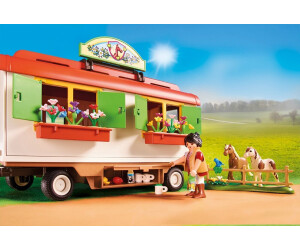 Playmobil 70510 Country Ponycamp Übernachtungswagen Pferde-Wagen Pony Spielzeug 
