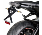 Portatarga omologato Lightech per Yamaha MT-09 Tracer 15 CON catadiottro e  luce targa e con