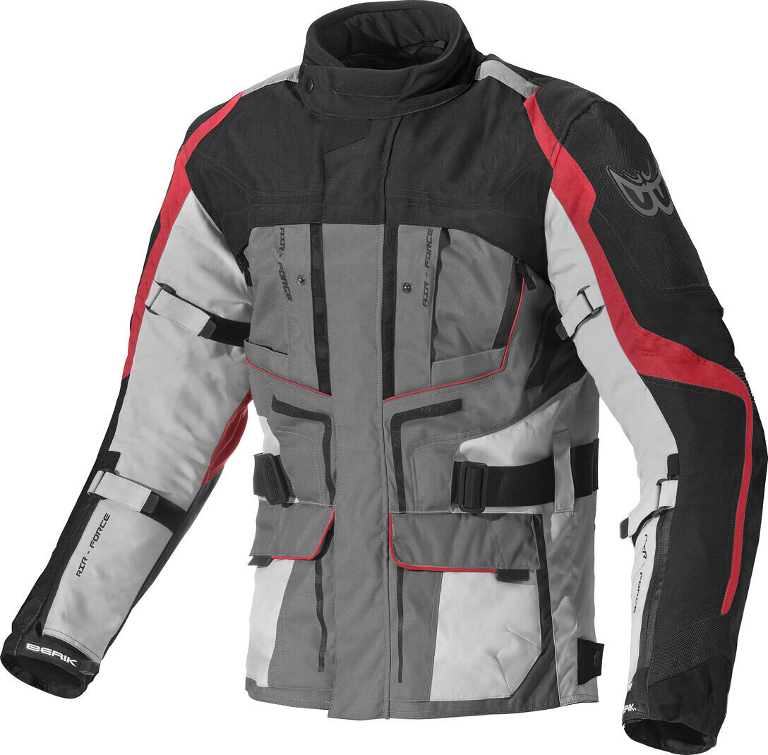 Berik Safari Jacket black/red