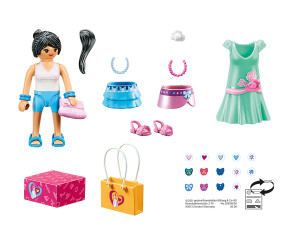 PLAYMOBIL PERSONNAGE PETITE FILLE GIRL CHATAIN