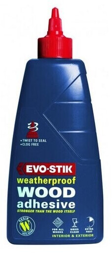 Evo Stik WW1 Resin W Weatherproof Exterior Wood Adhesive 1 Litre