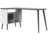 Tvilum Oslo Desk, Black/White