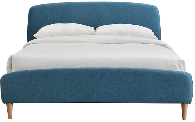Miliboo Niels 160 x 200 cm bleu canard