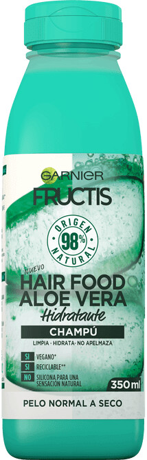 Photos - Hair Product Garnier Aloe Vera Hair Food shampoo 350 ml 
