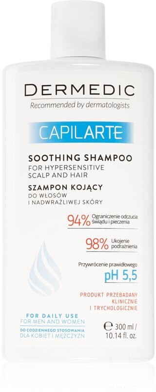 Photos - Hair Product Dermedic Dermedic Capilarte shampoo sensitive scalp 300 ml