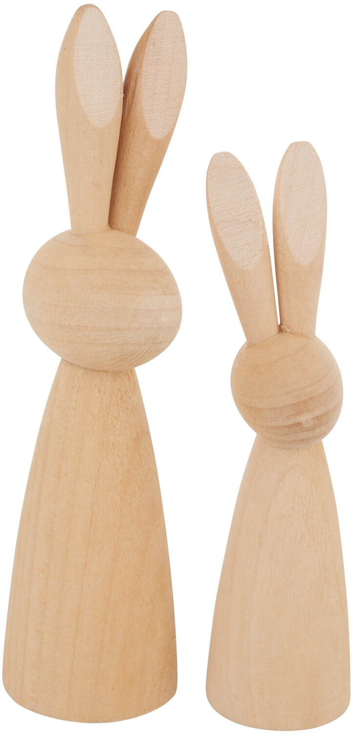 Creativ Company Lapin déco en bois 2 pcs