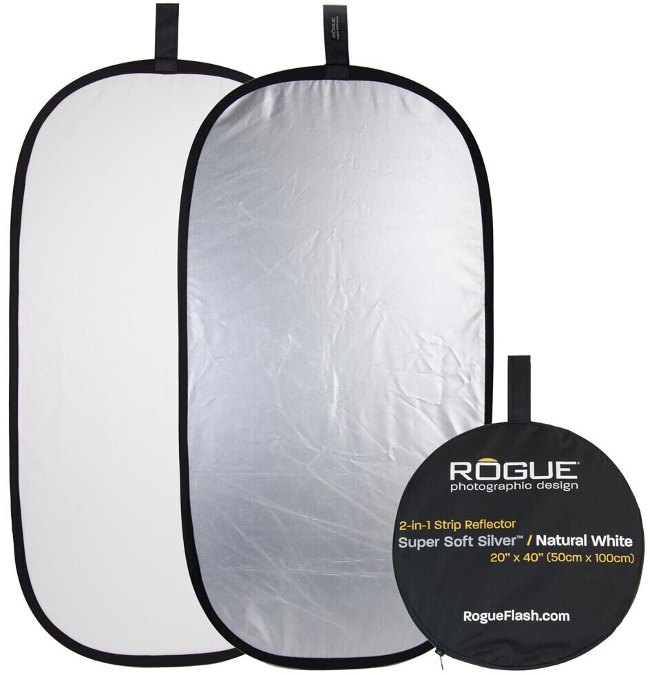 Rogue 2-in-1 Reflector 50x100cm Silver/White