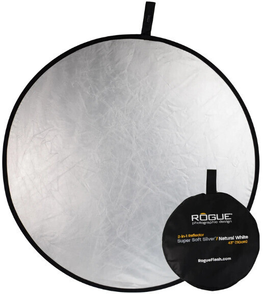 Rogue 2-in-1 Reflector 110cm Silver/White