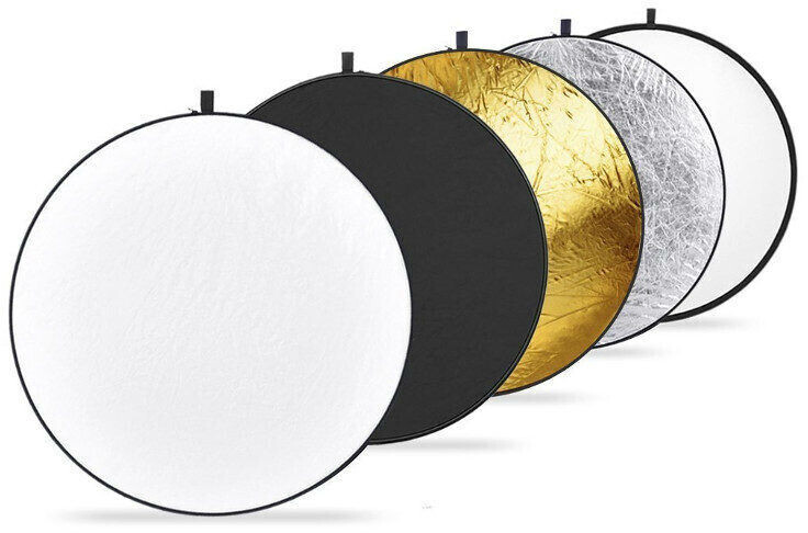 Caruba Foldable Reflector 5 in 1 80cm (Gold/Silver/Black/White/Translucent)