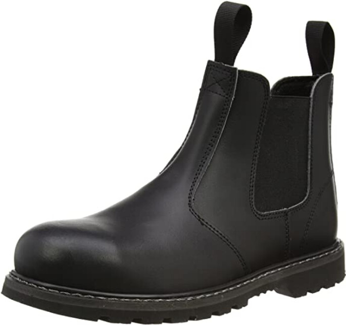 Amblers Unisex Steel FS5 Pull On Dealer Boot black