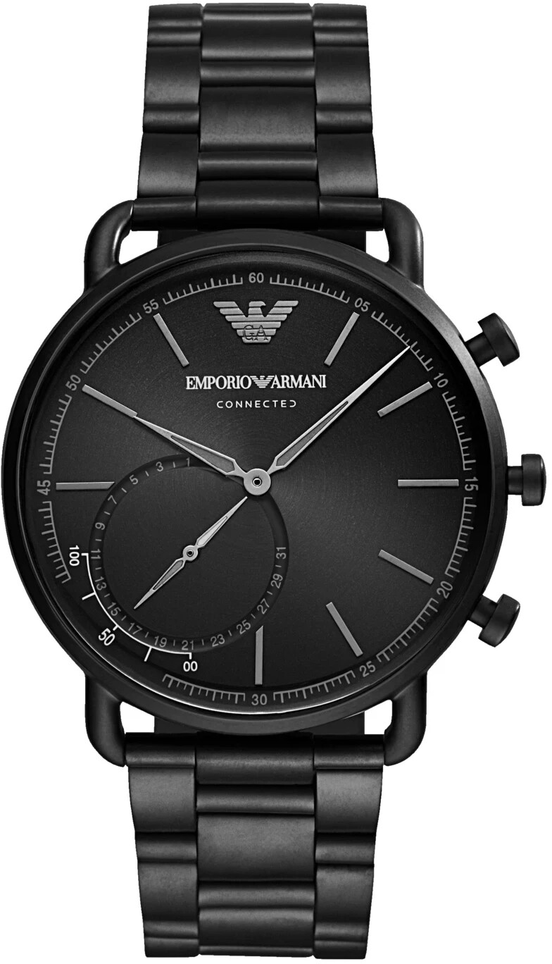 Emporio Armani Connected acier inoxydable noir (ART3031)