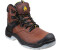 Amblers Mens Safety FS197 Shock Absorbing Waterproof Safety Boots Brown