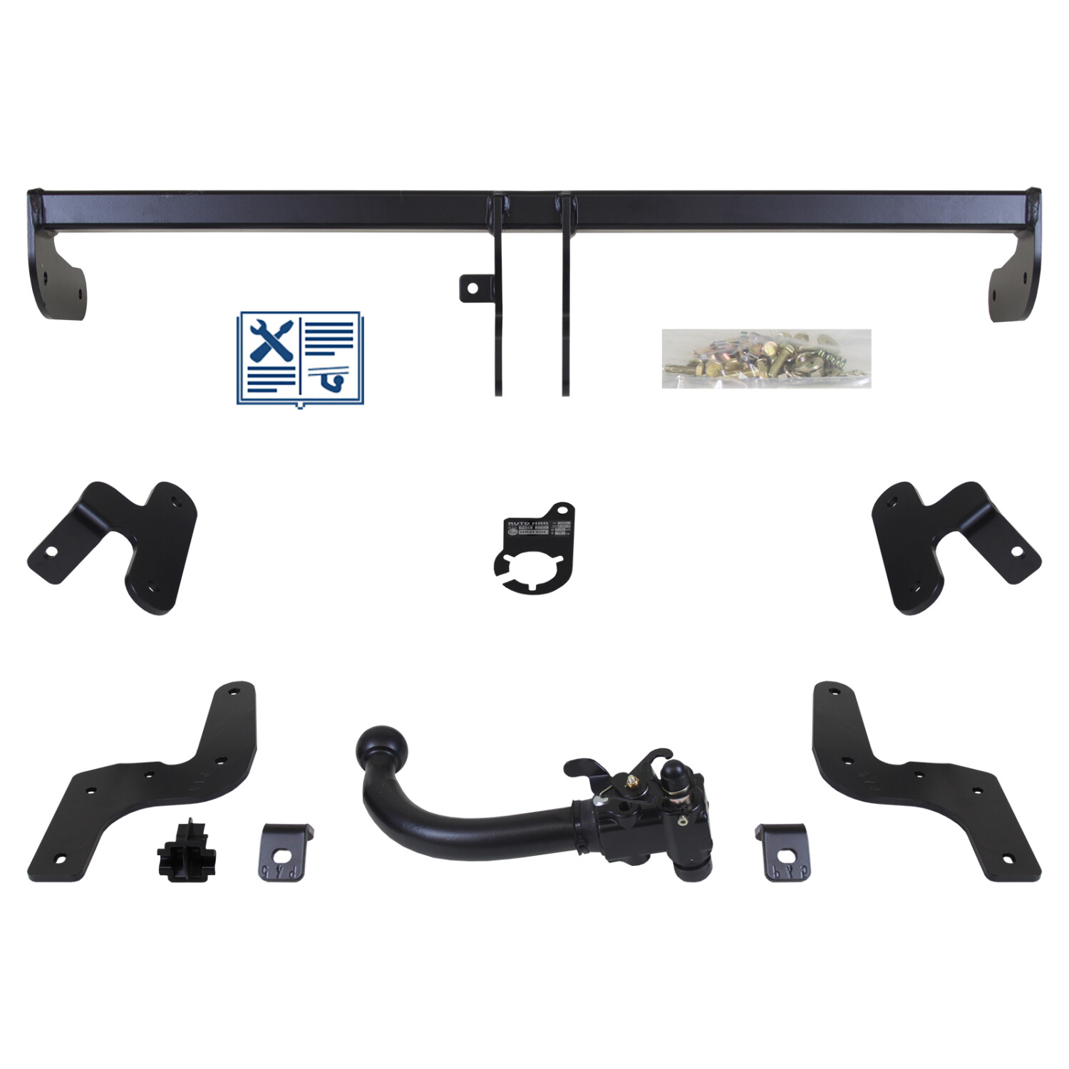 Auto Hak abnehmbar Kugelstange von hinten gesteckt - Citroën C3 Aircross II