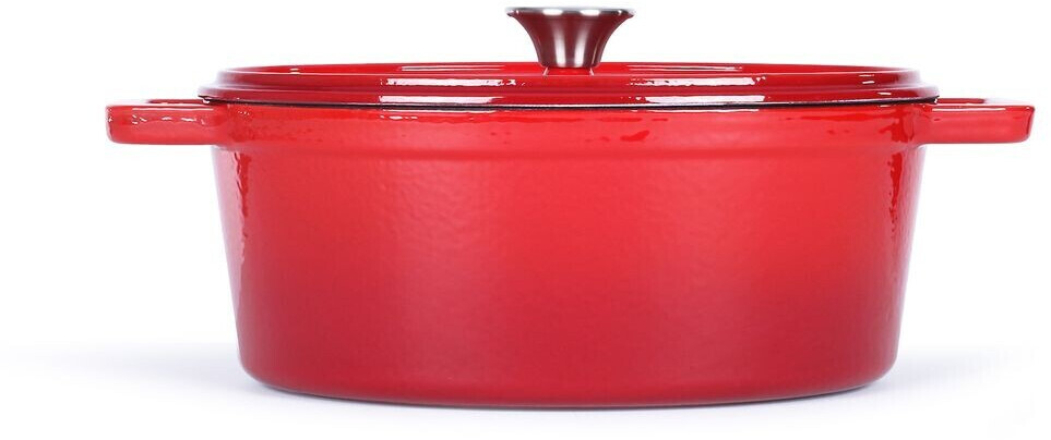 LIVOO Enamel Roaster oval 29 cm red (MEP129R)