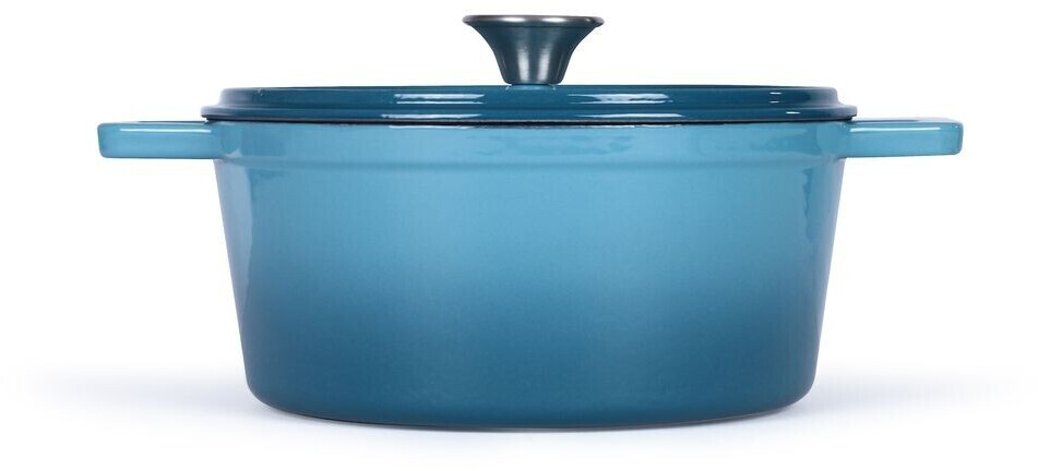 LIVOO Enamel Round Roaster 24 cm blue (MEP128B)