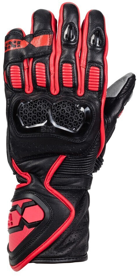 Photos - Motorcycle Gloves IXS LD RS-200 2.0 black/red 