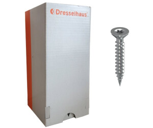 Dresselhaus jD 79 lot de vis pour aggloméré-tête fraisée z filetage partiel 6 x 100 mm-galvanisé-lot de 100 