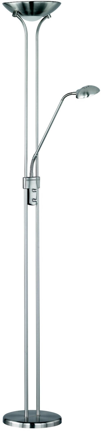 Trio LED-Deckenfluter mit Lesearm 180cm 69,99 silber | matt Preisvergleich Nickel (R42292107) ab bei €