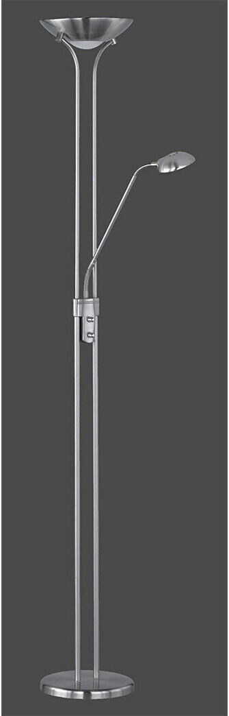 Trio LED-Deckenfluter mit bei € matt Nickel Lesearm 180cm Preisvergleich (R42292107) silber 69,99 ab 
