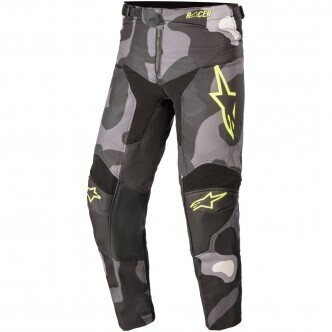 Alpinestars 2021 Youth Racer Tactical Pants Gray Camo/Yellow Fluo
