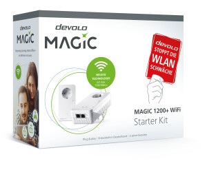 Devolo Magic 1 WiFi mini 1200 Mbit/s Eingebauter Ethernet-Anschluss WLAN  Weiß 1 Stücke 8559