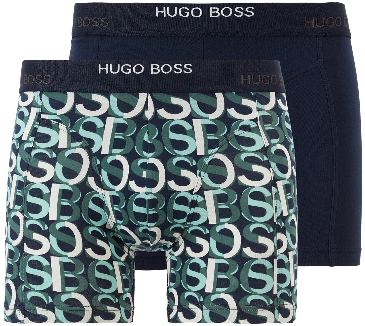 Hugo Boss Boxer Brief 2P Print light blue (50442651467) au ...