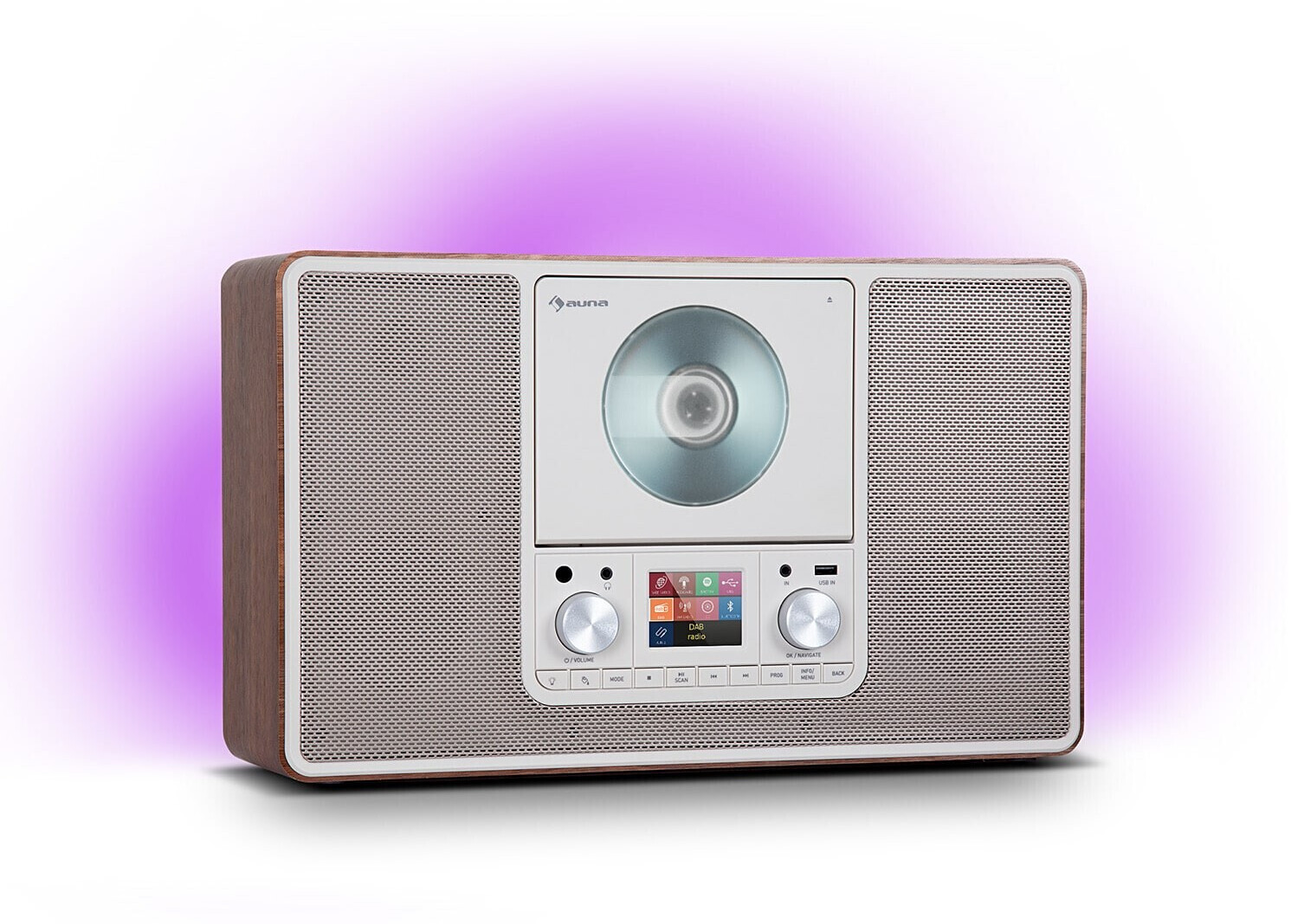 Auna Scala VCD-IR noyer