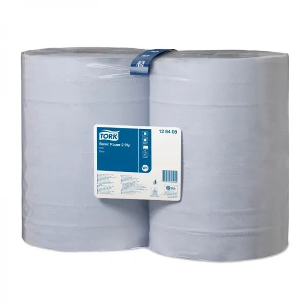 Tork Universal paper wipes 2-ply blue 2 x 1000 wipes 1 package = 2 rolls