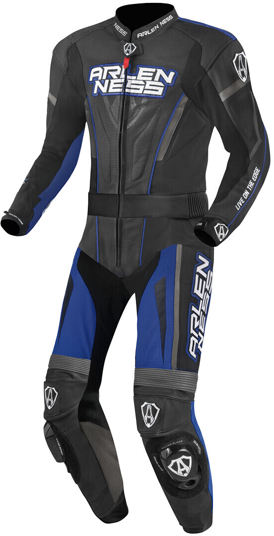 Arlen Ness Edge 2pcs. black/grey/blue