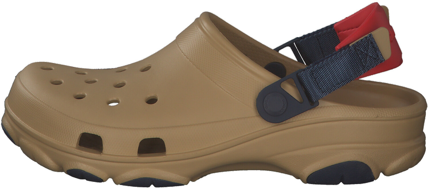 mens crocs tan