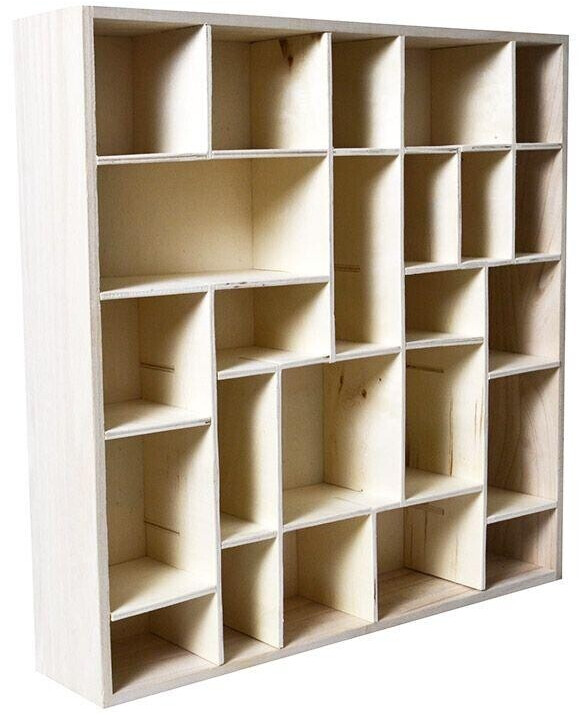 Artemio Étagère en bois 24 cases