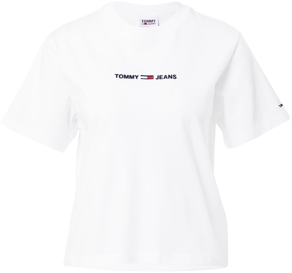 Tommy Hilfiger Logo Embroidery Cropped 19,95 bei Fit € | ab (DW0DW10057) Preisvergleich T-Shirt