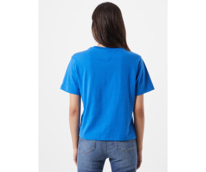 Buy Tommy Hilfiger Logo Embroidery Cropped Fit T-Shirt (DW0DW10057) gulf  coast blue from £18.00 (Today) – Best Deals on idealo.co.uk
