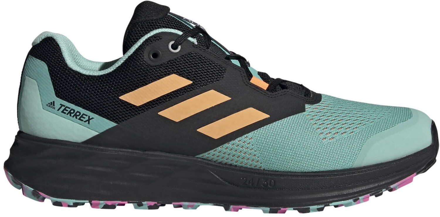 Adidas TERREX Two Flow Trail Running acid mint hazy orange screaming pink ab 80 00 Preisvergleich bei idealo