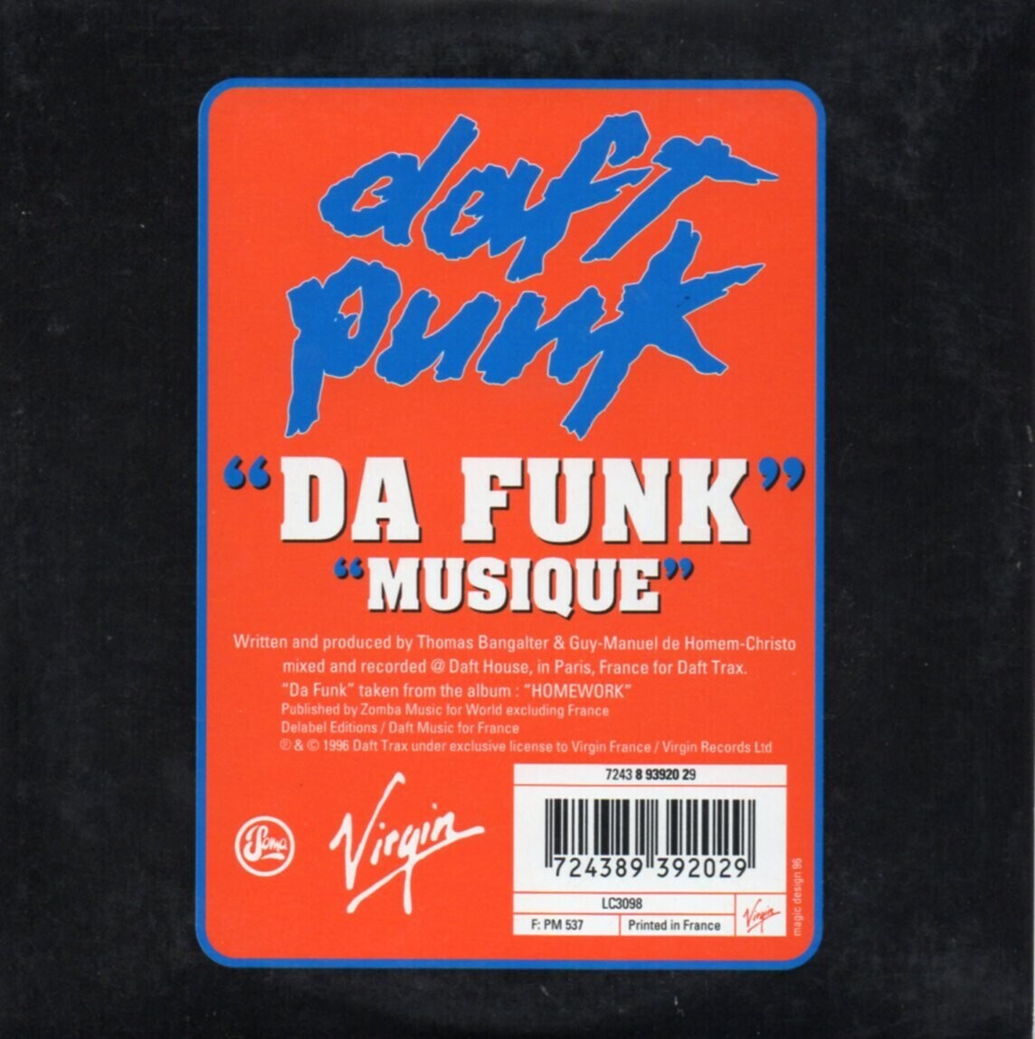 Daft Punk - Da Funk (Vinyl)