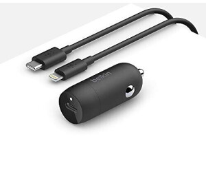 Belkin BOOST CHARGE 20W USB-C-PD Kfz-Ladegerät mit USB-C/Lightning-Kabel ab  34,99 €