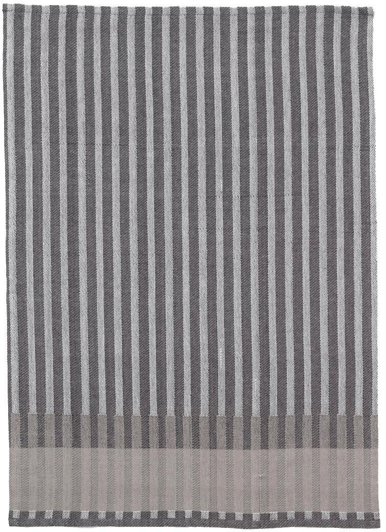 Ferm Living Grain jacquard tea towel, gray, washable at 40 ° C / LxW 70x50cm