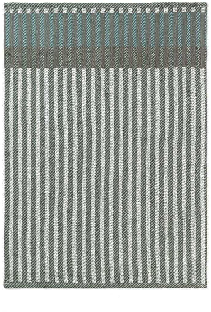 Ferm Living Grain jacquard tea towel, green
