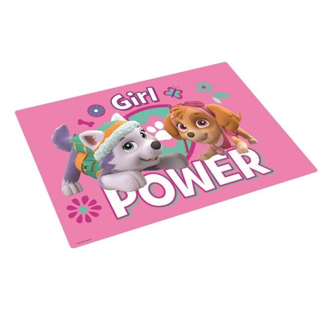 P:os Paw Patrol placemat pink 40 x 27 cm